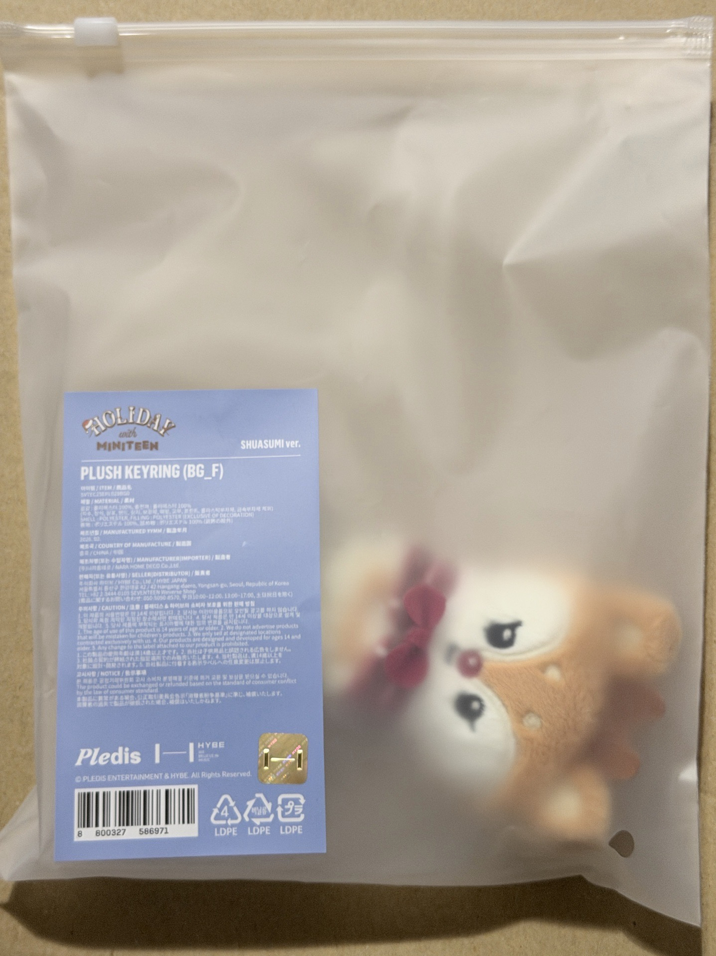 （現貨 一日內寄出）seventeen miniteen 聖誕 shuasumi 吊飾