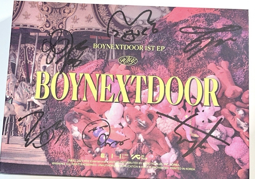 boynextdoor 親簽專