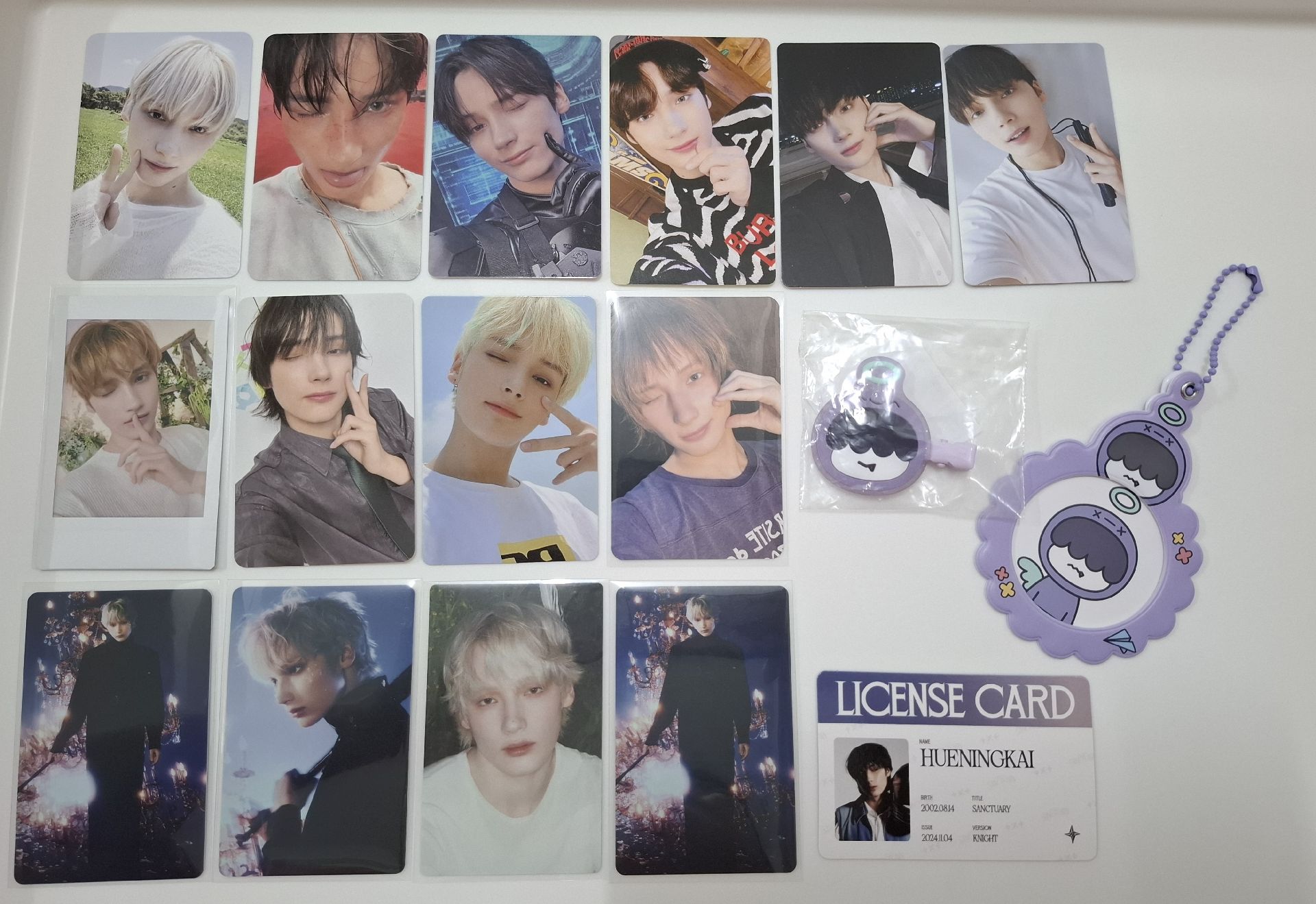 TXT 休寧盤+髮夾+徽章吊飾