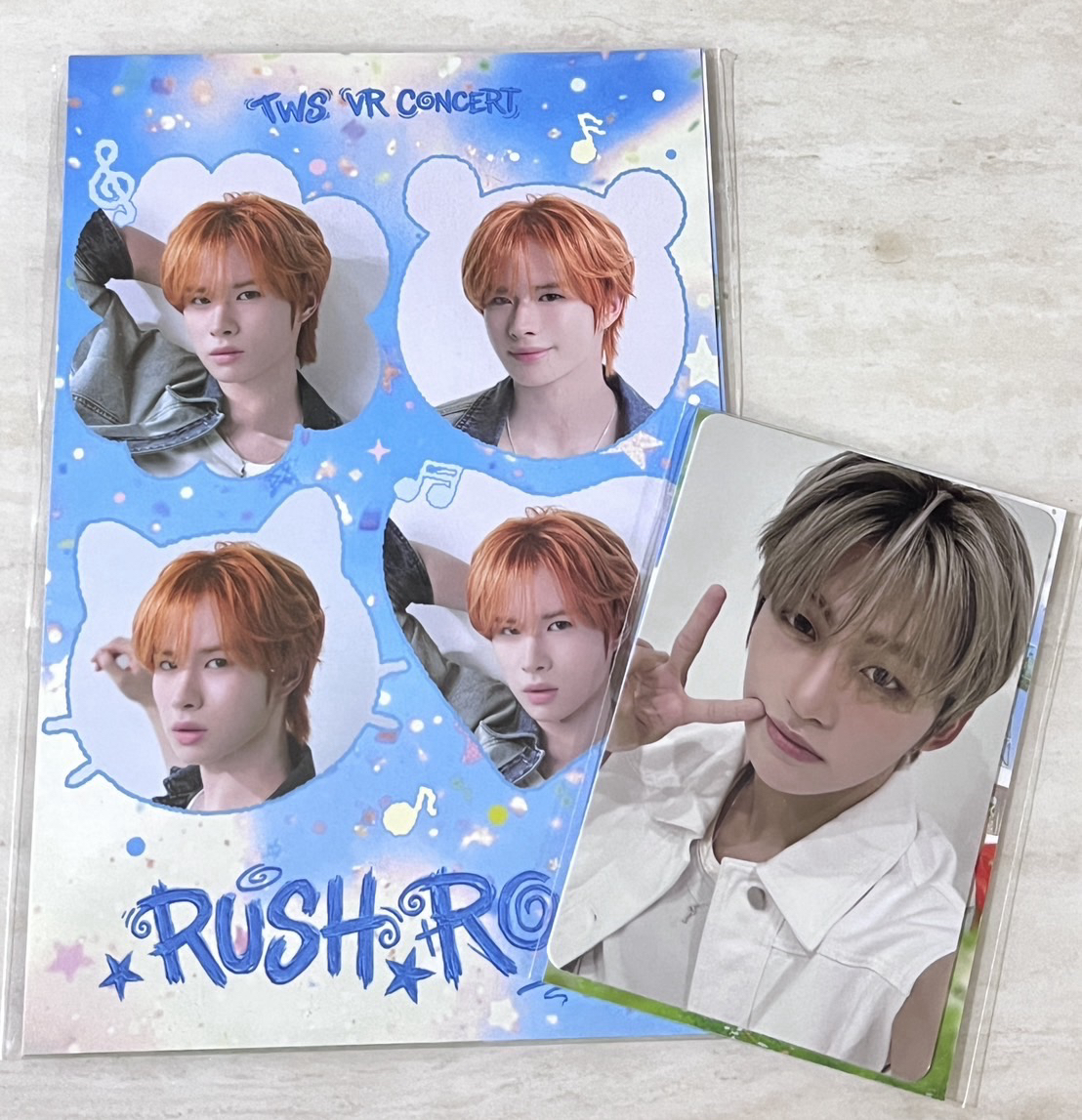 TWS第一週特典VR小卡和四格