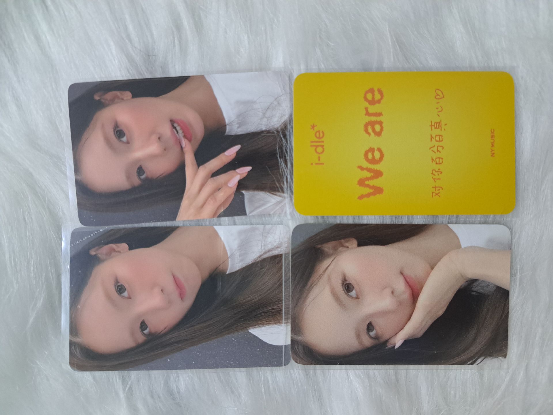 很可愛的三張白衣麵麵