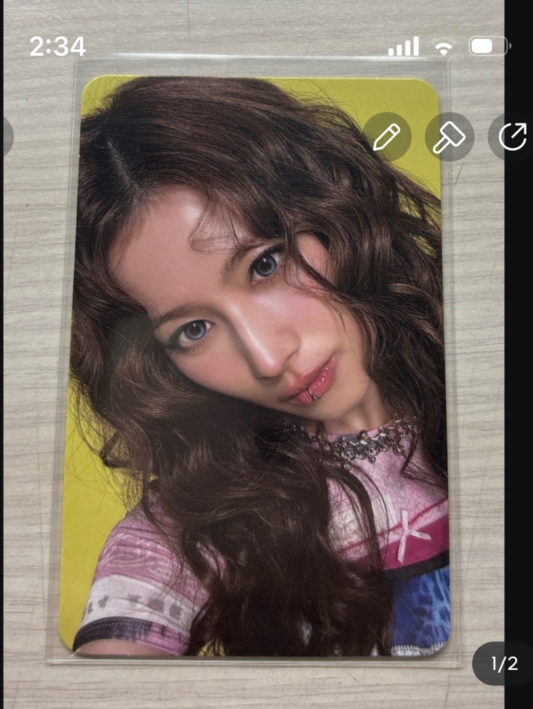 Twice This Is For 專輯 Confetti 版本（已拆）Sana 小卡