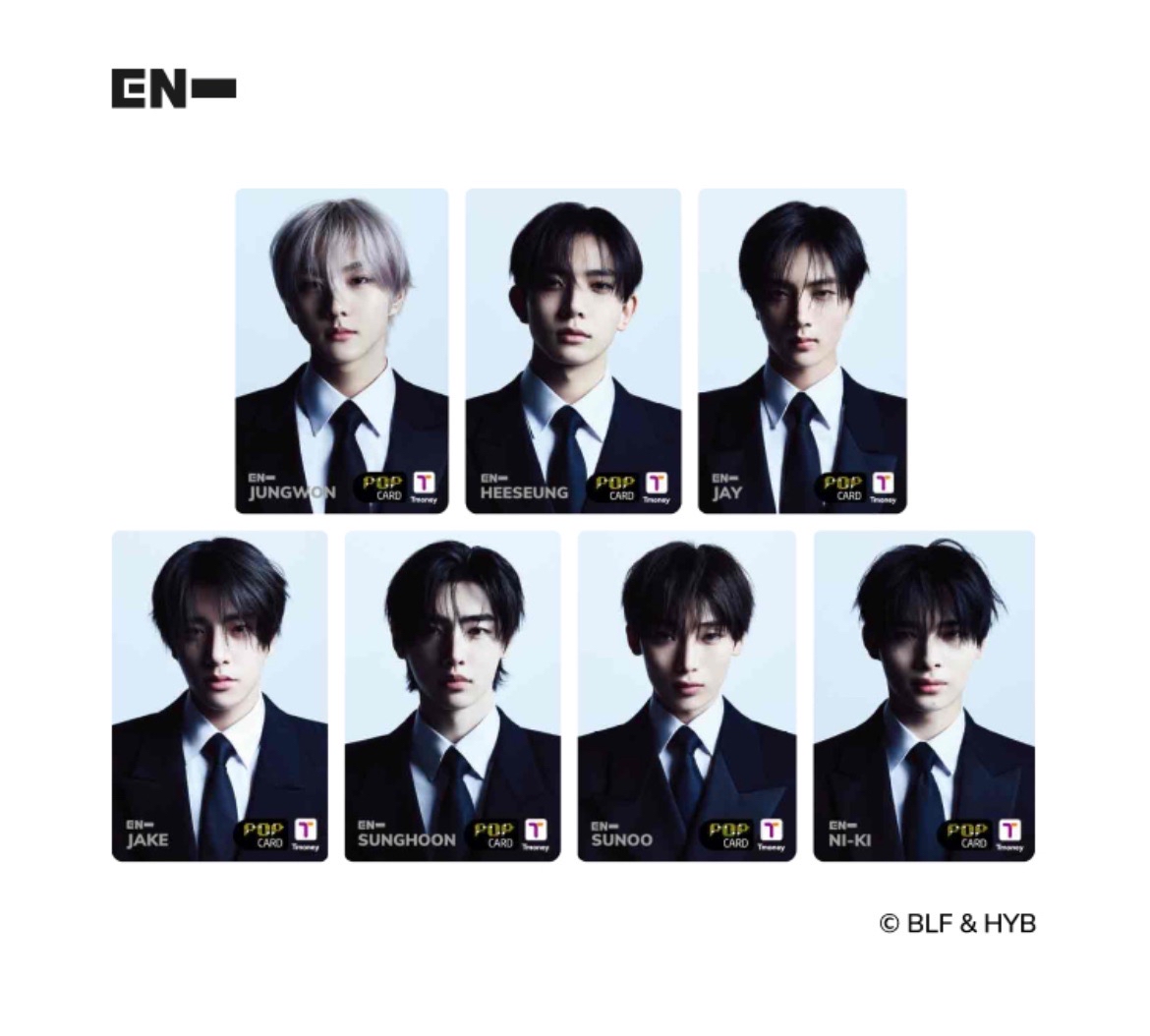 ENHYPEN T-money交通卡聯名