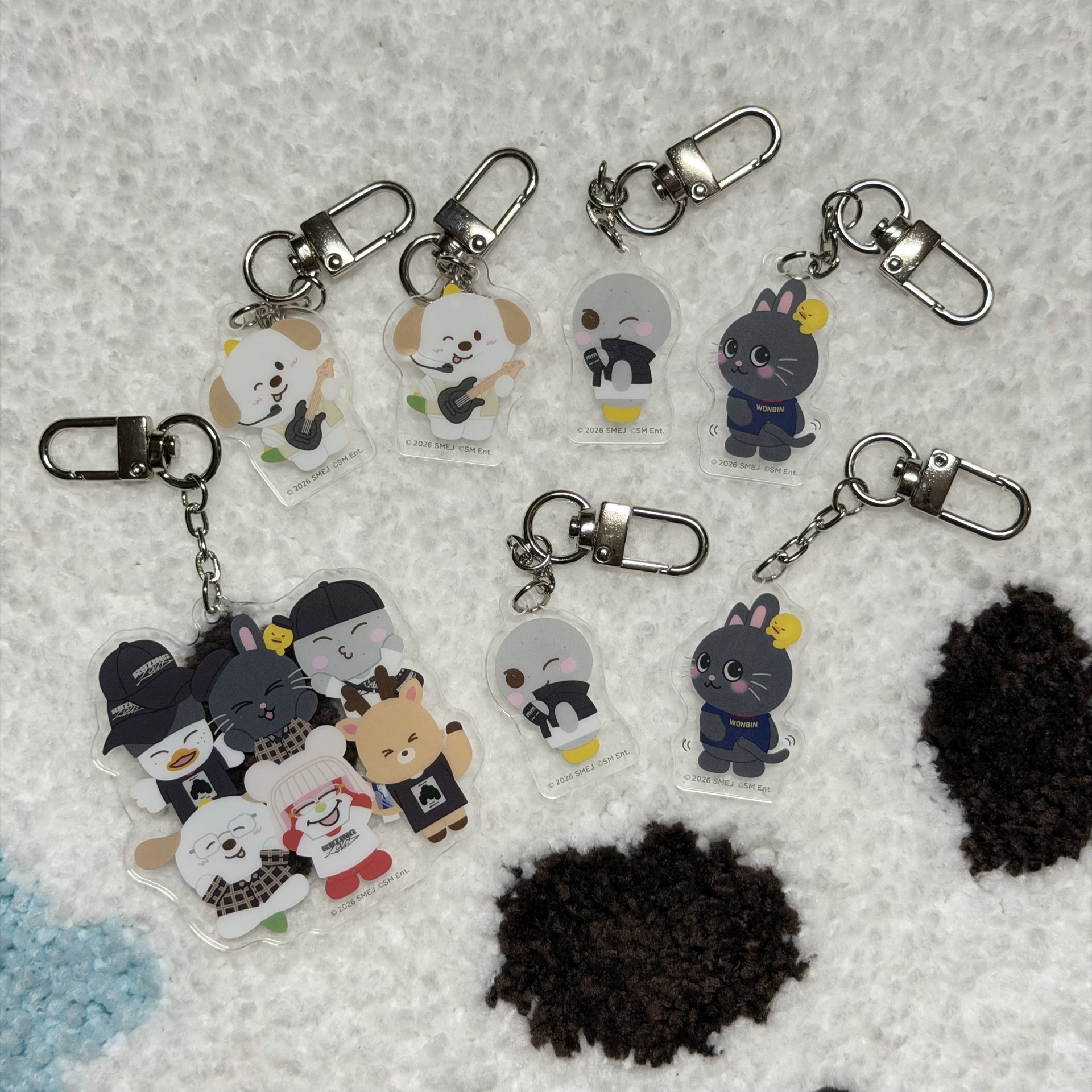 東蛋場週 隨機吊飾鑰匙圈 🦕🪨🎸椅孫全員