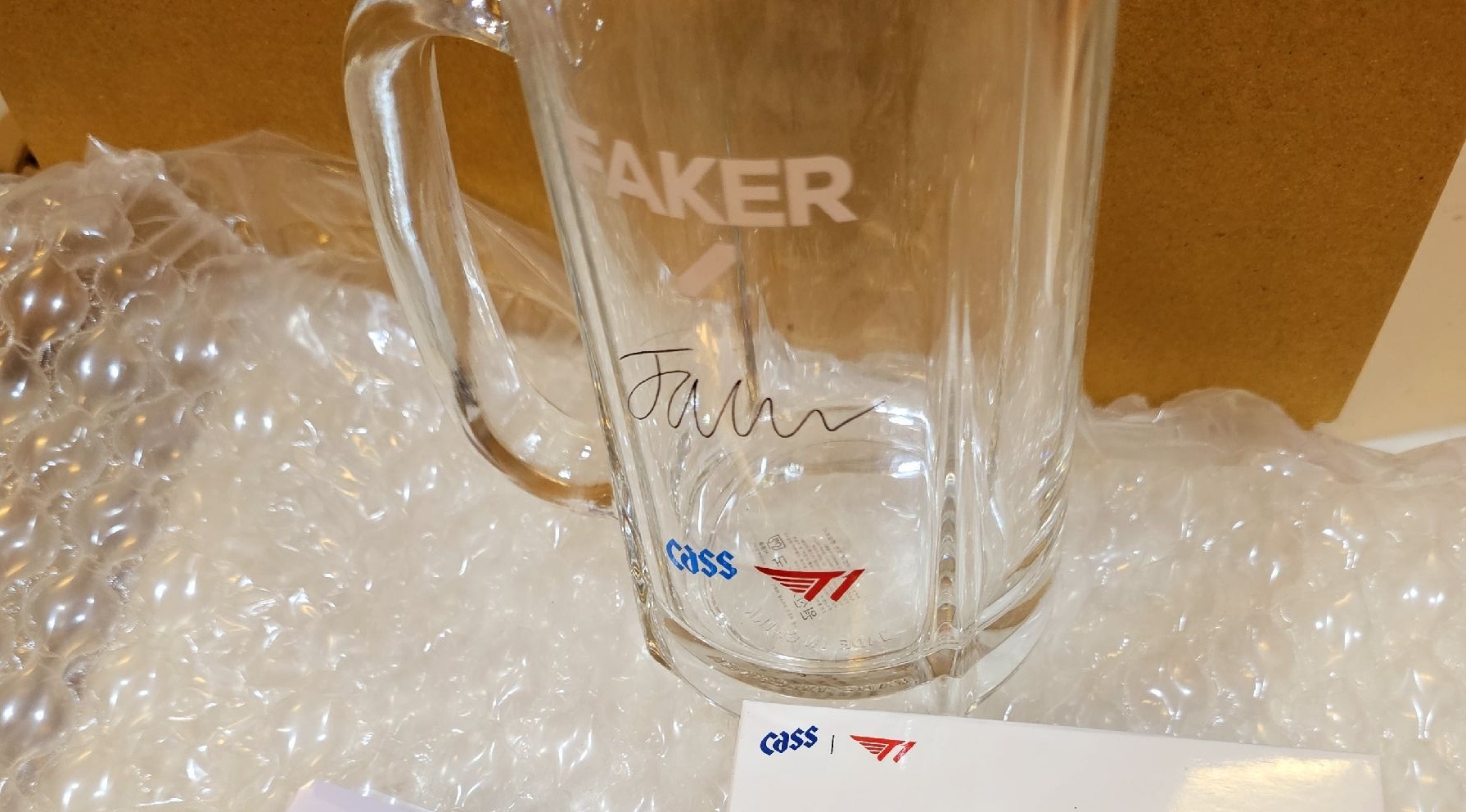預購 Faker cass 變色啤酒杯 