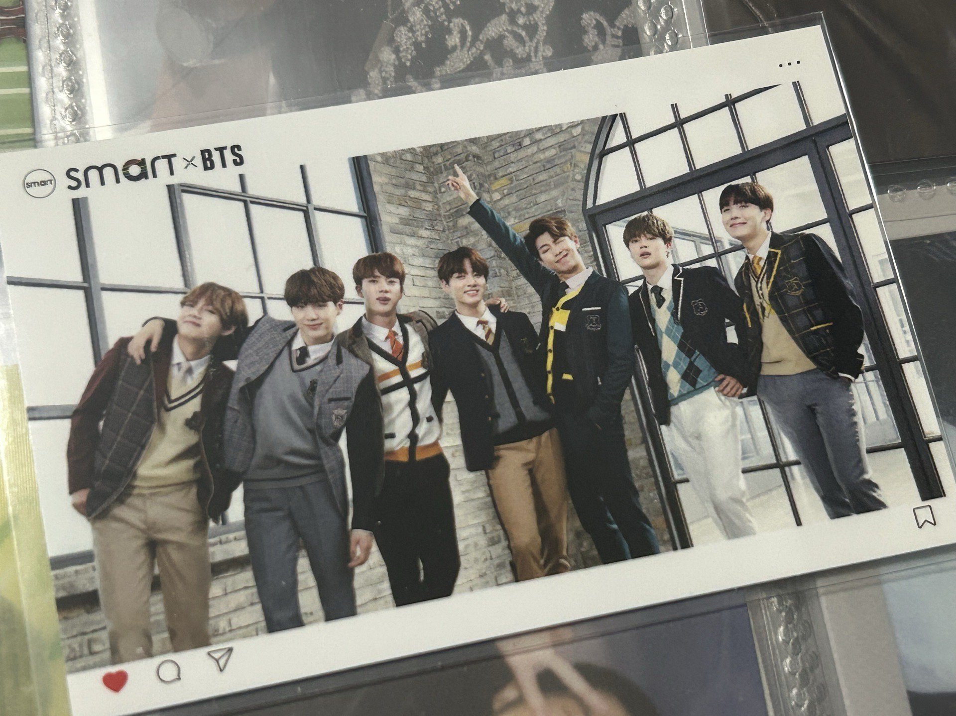 Smart x BTS 團卡