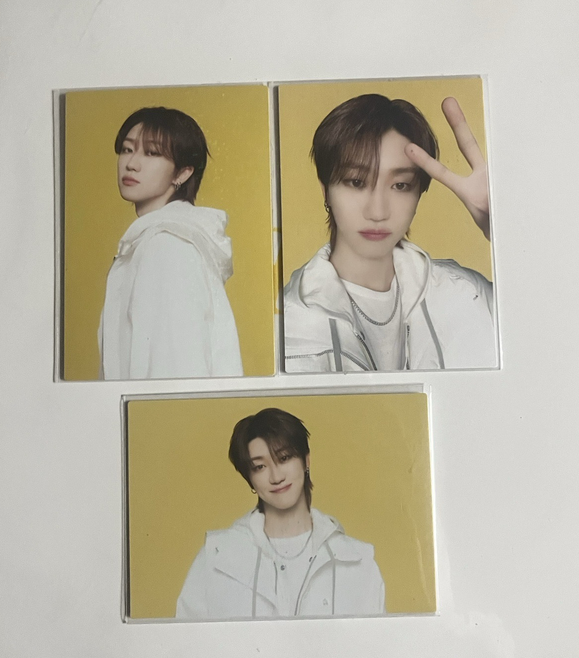 奶黃包橫板+自拍+閃卡