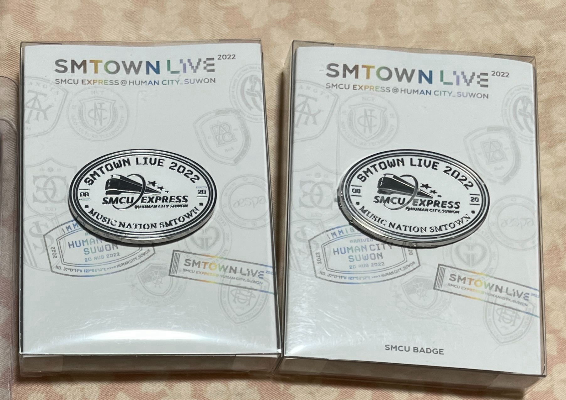 2022SMTOWN LIVE 徽章 