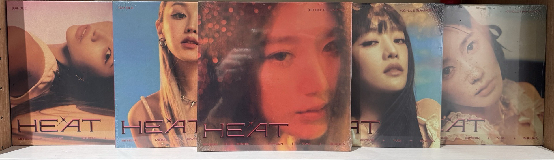 i-dle HEAT單封一套全新未拆