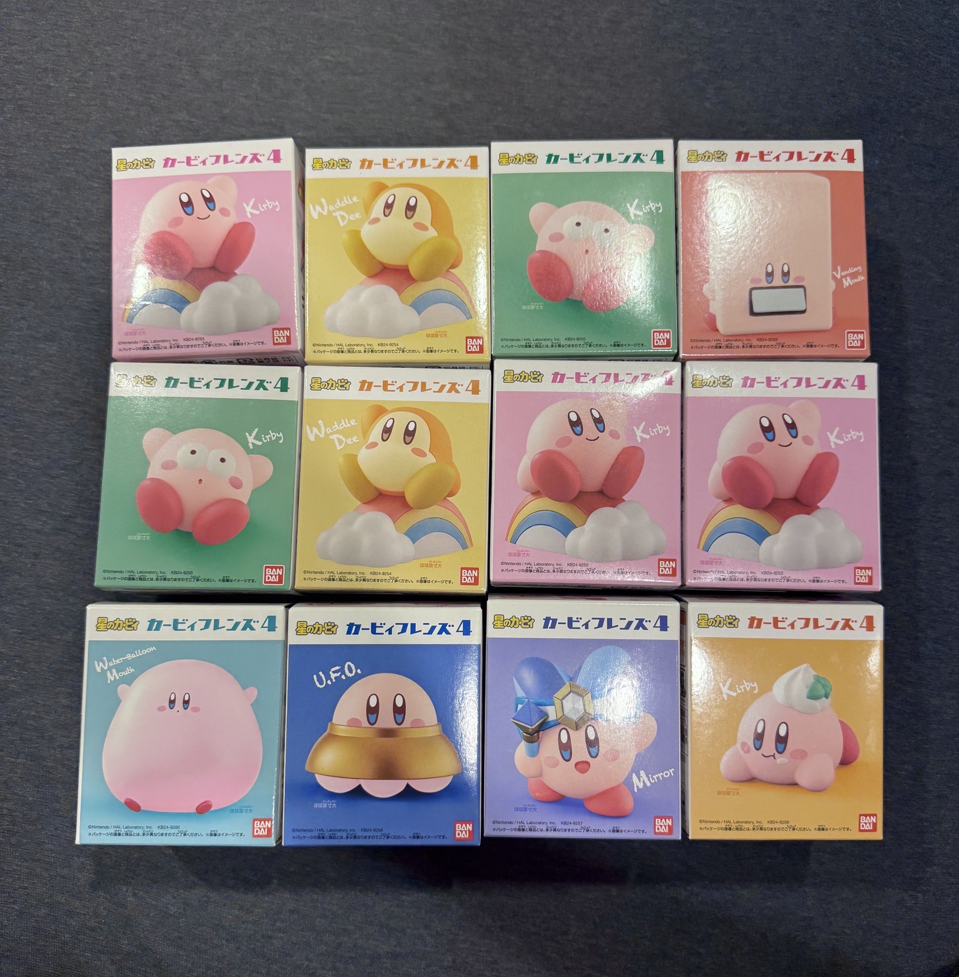 食玩 卡比好朋友第四彈 共 12 隻