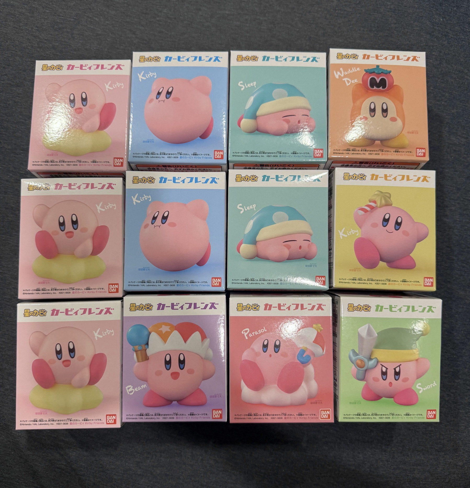 食玩 卡比好朋友第一彈 共 12 隻