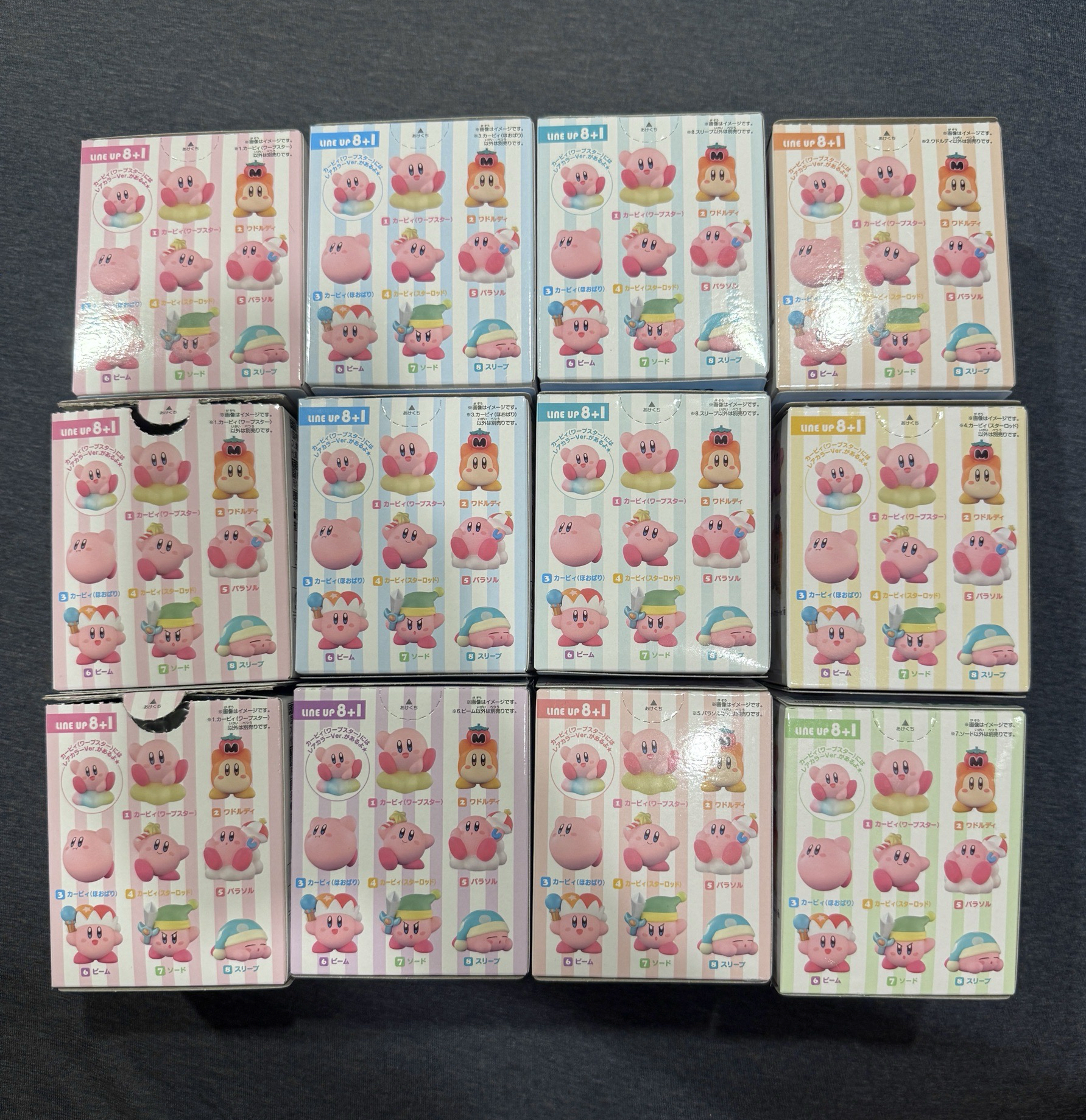 食玩 卡比好朋友第一彈 公仔 12 隻