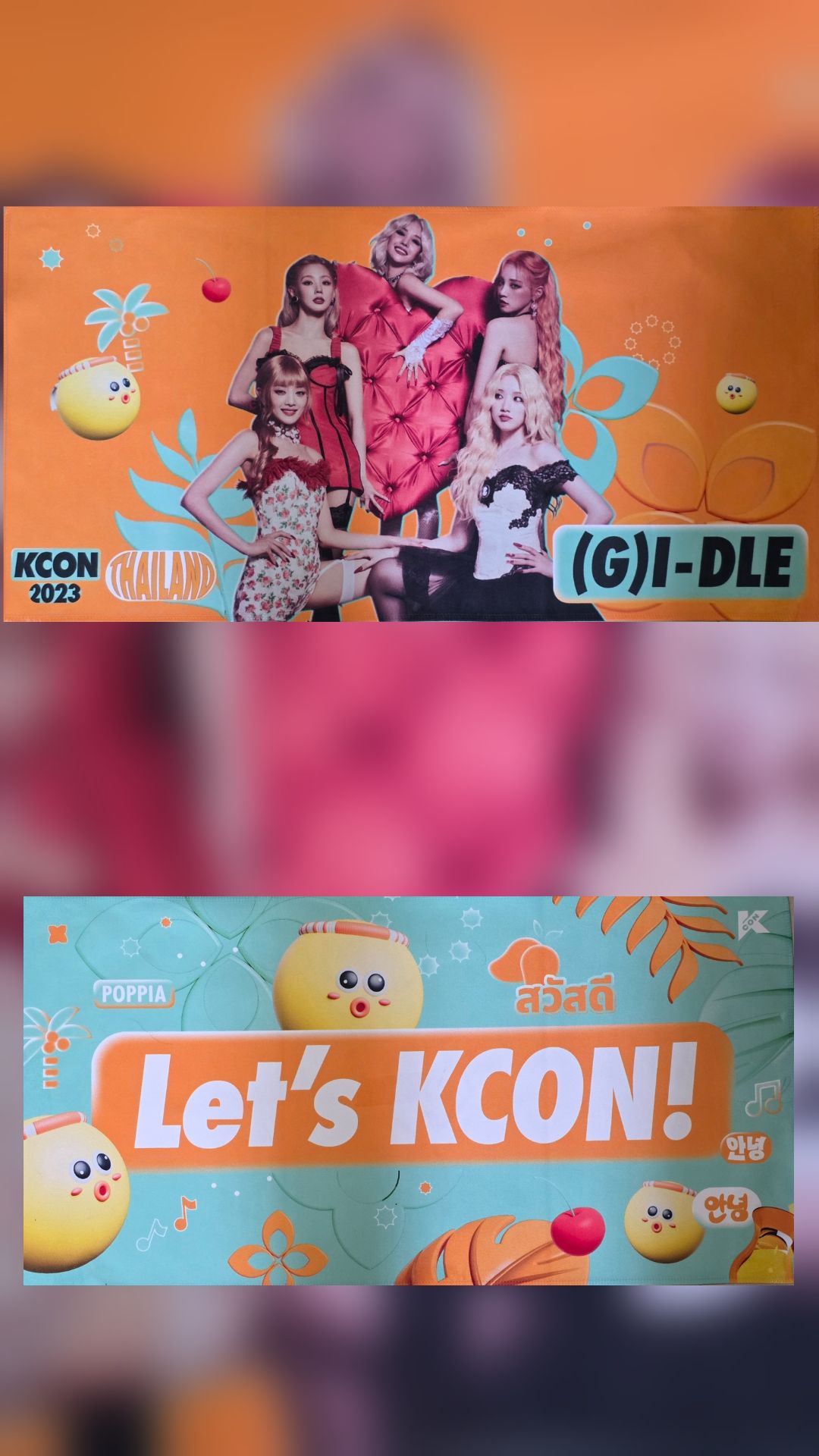 2023 Thailland Kcon la 手幅 