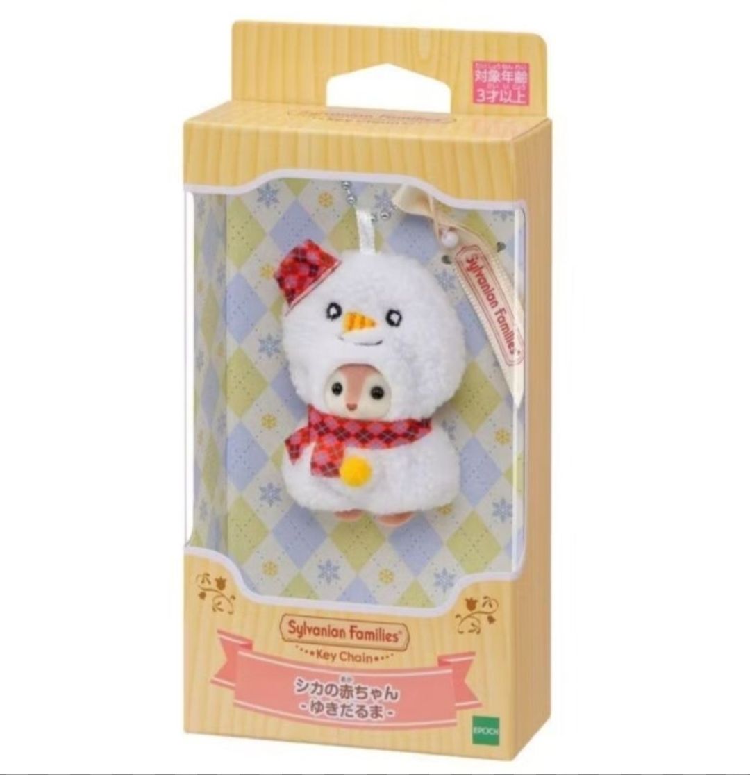 日本森林家族 雪人吊飾