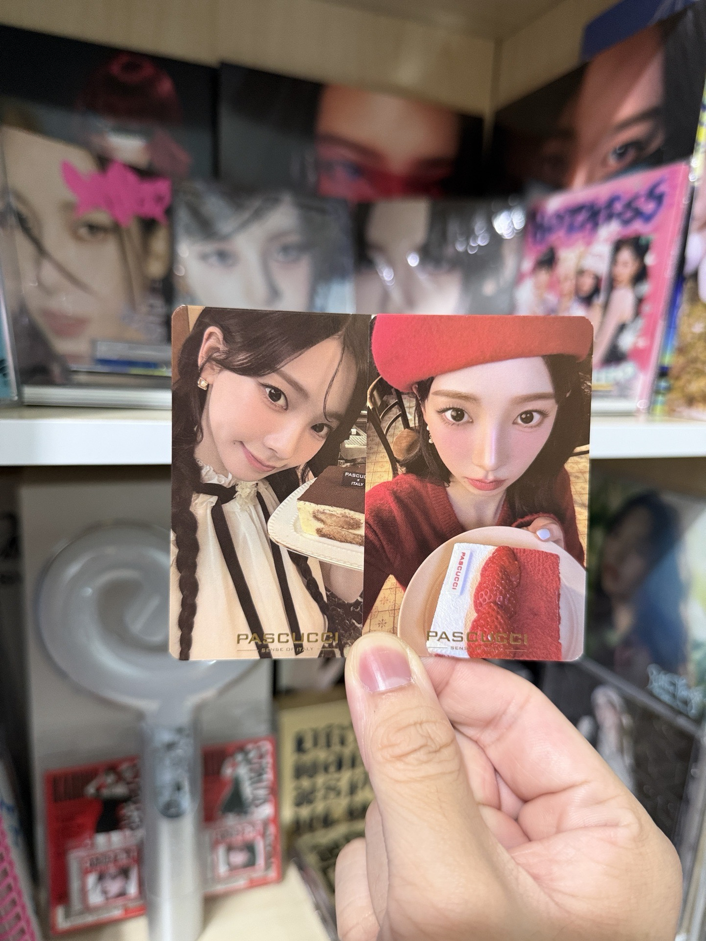 aespa Karina PASCUCCI代言卡 提拉米蘇柚