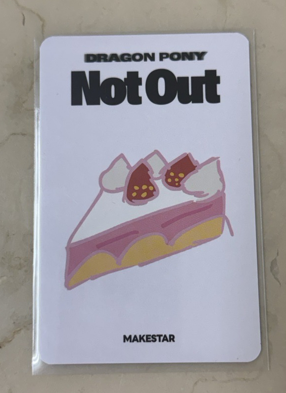 Dragon Pony Not Out ms BAKERY活動簽售卡 L.O.V.E ver.