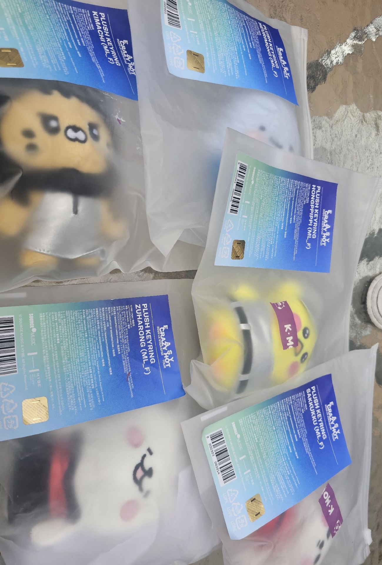 lesserafim  25 巡迴 娃娃吊飾