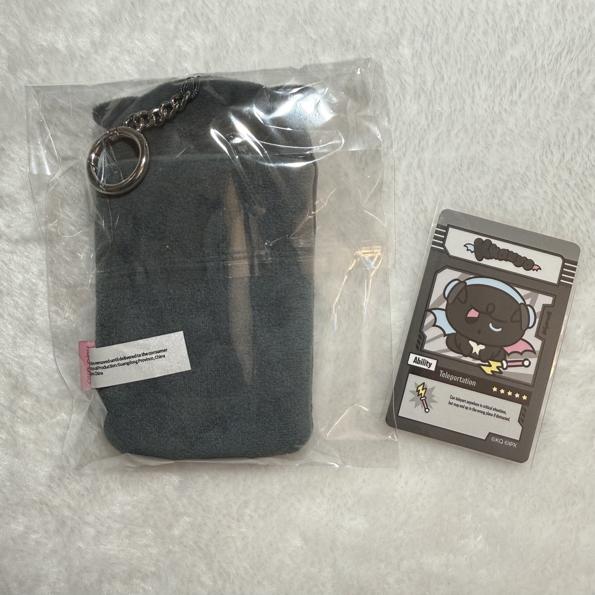 現貨Mighteez友榮原皮絨毛卡套（含卡）