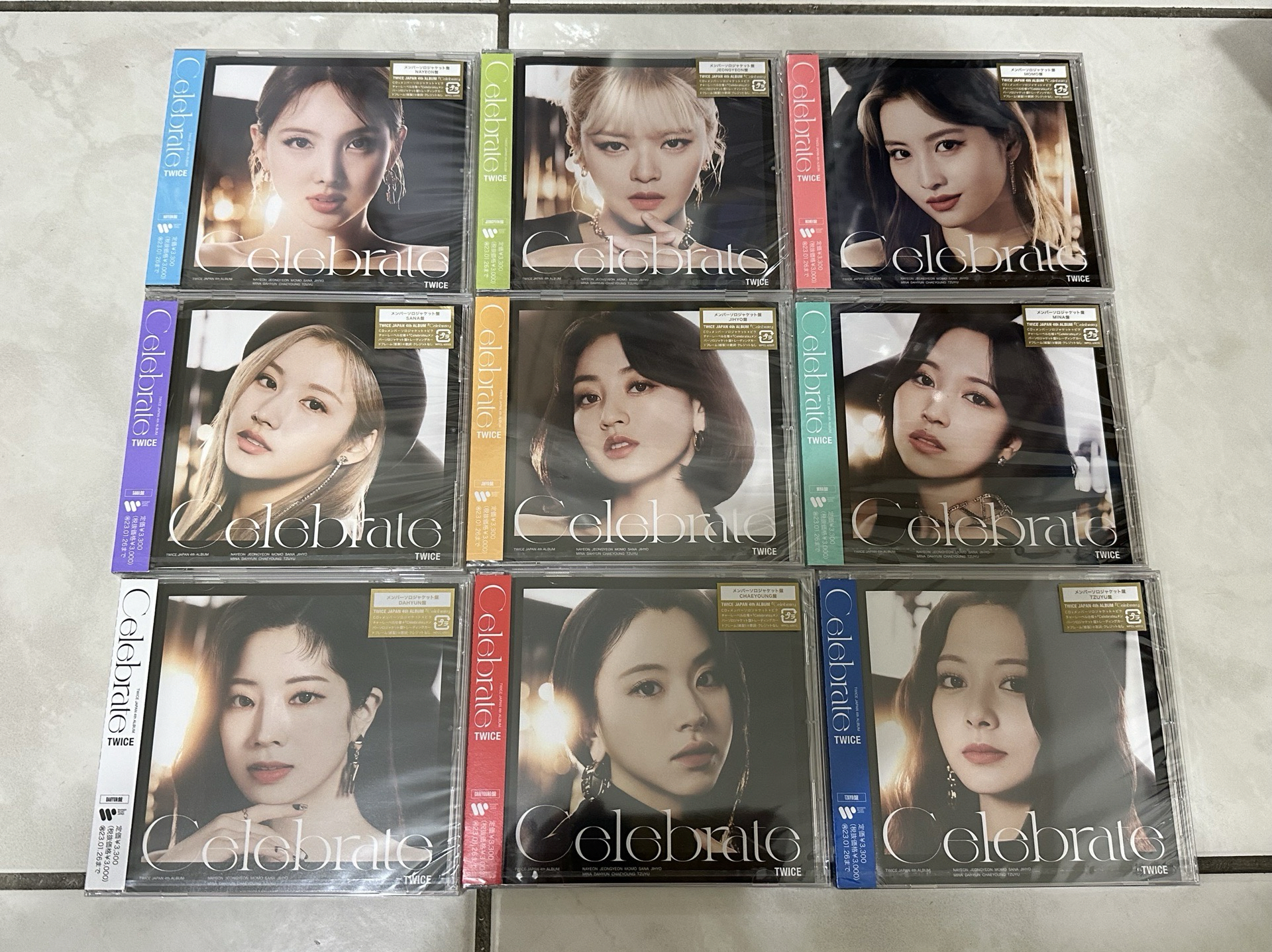 TWICE 正規四 日專單封 Celebrate