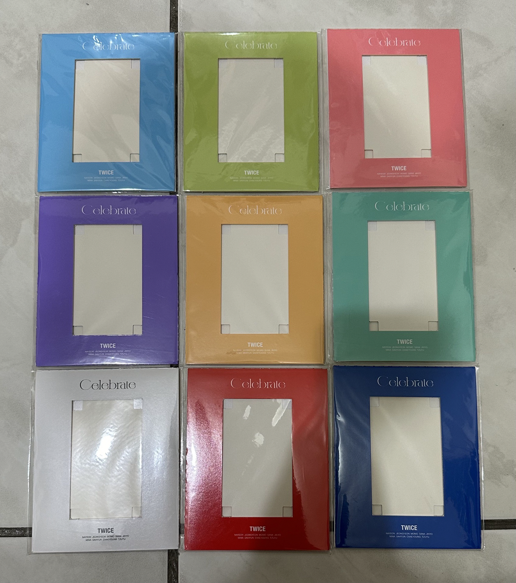 TWICE 正規四 日專單封 Celebrate