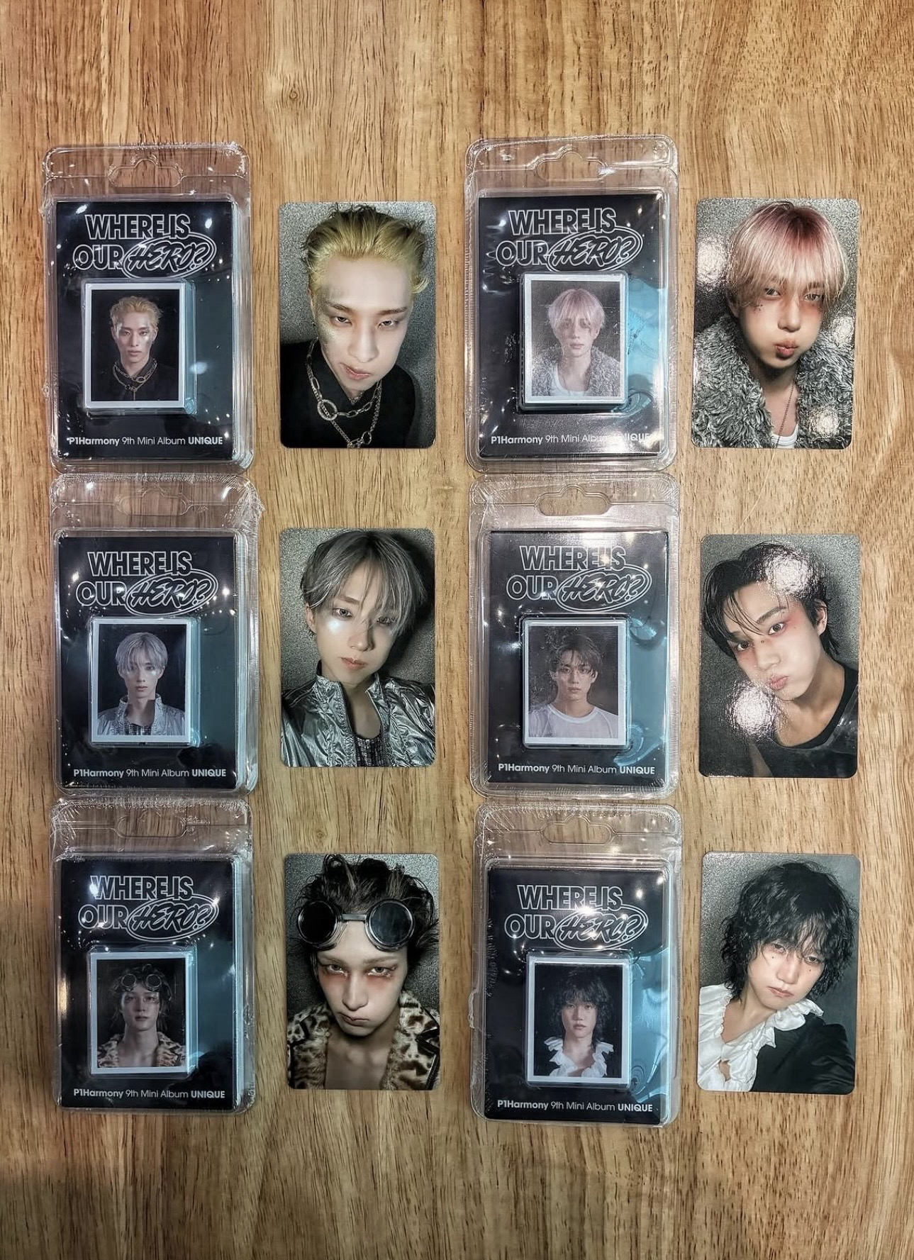 P1Harmony 迷九 UNIQUE FaNCy專+SW 嘟嘟嘴特典卡