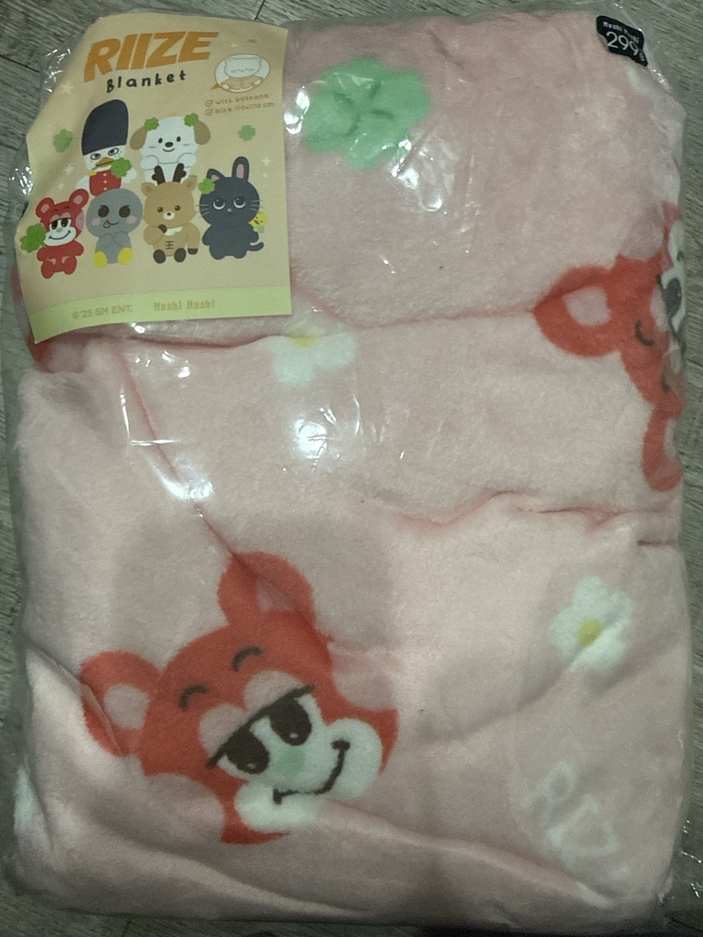 RIIZE 將太郎栗子扣毛毯