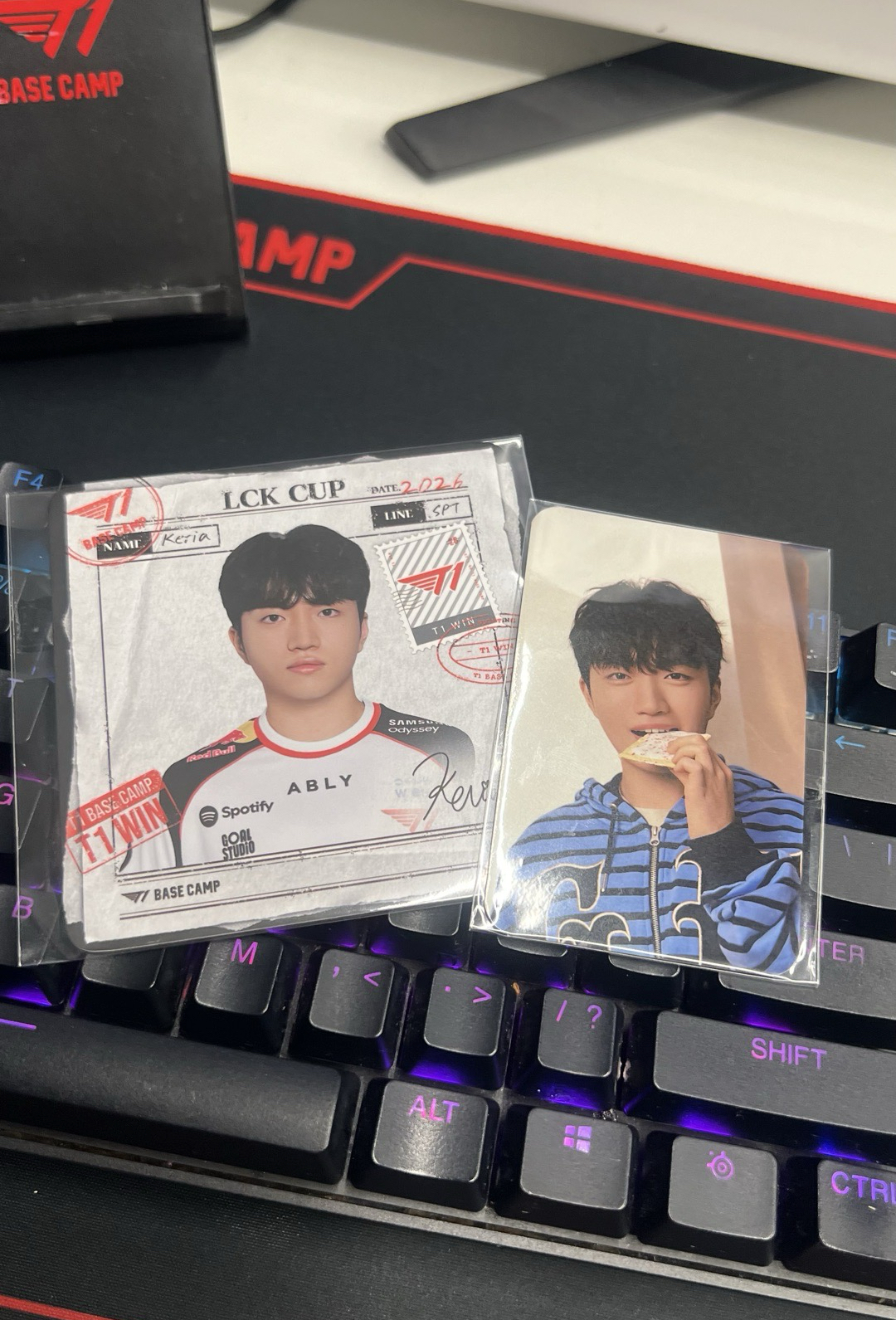 T1 網咖小卡 杯墊 Keria