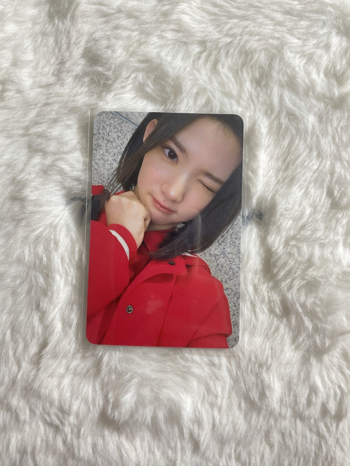 jiwoo 單一 am 簽售卡 