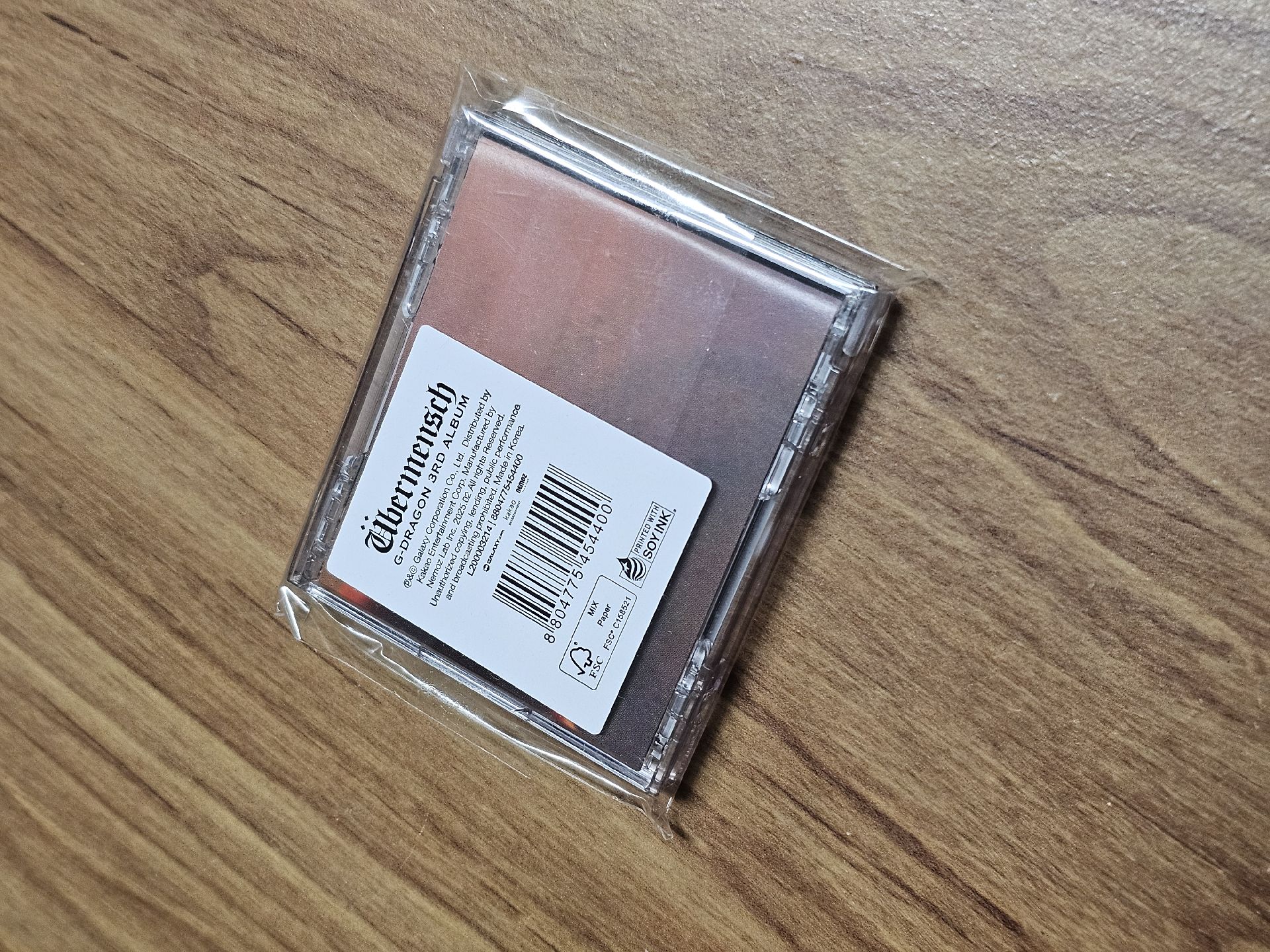 G-Dragon Übermensch MINI JEWEL（紅）