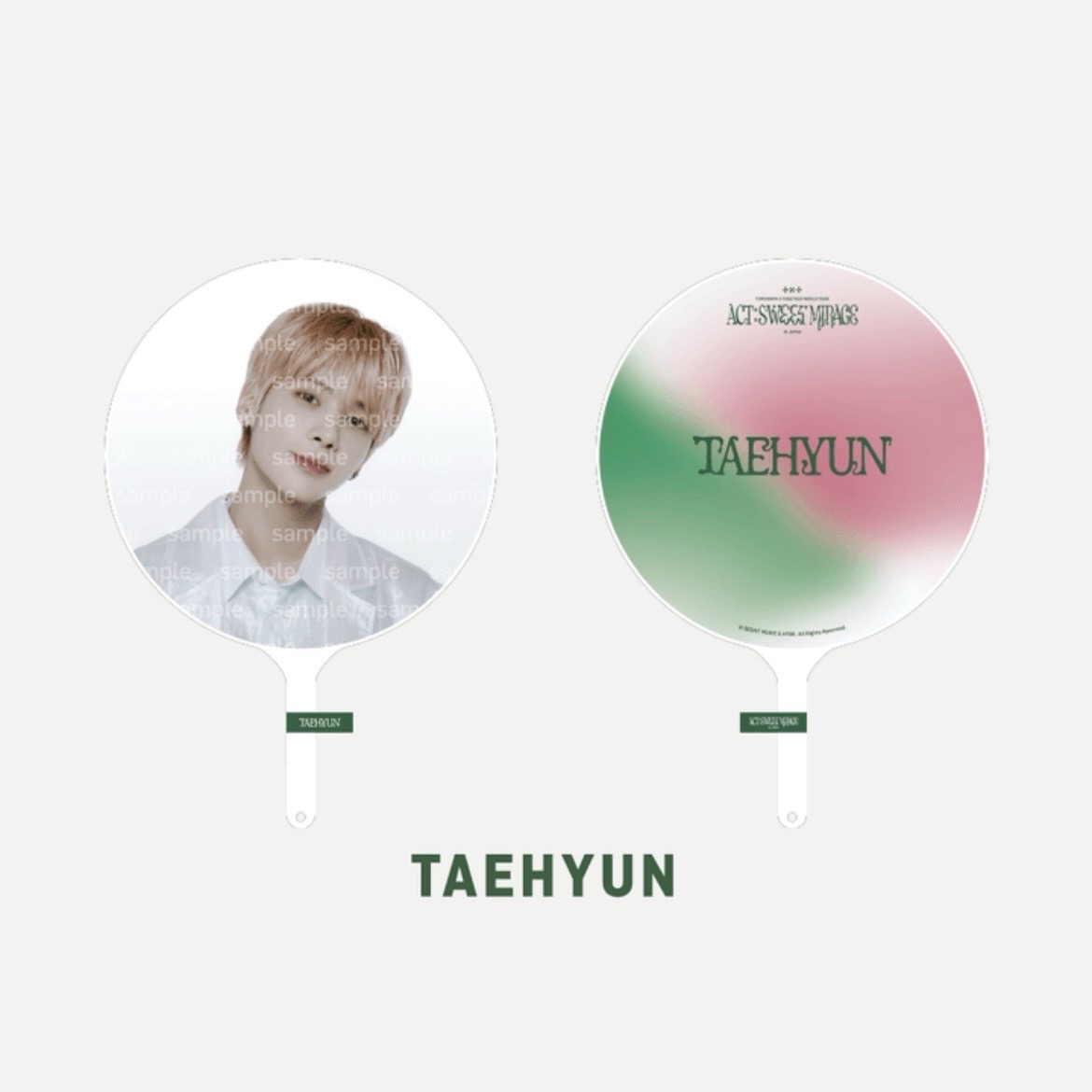 姜太顯 act: sweet mirage 日本場 扇子 大王扇