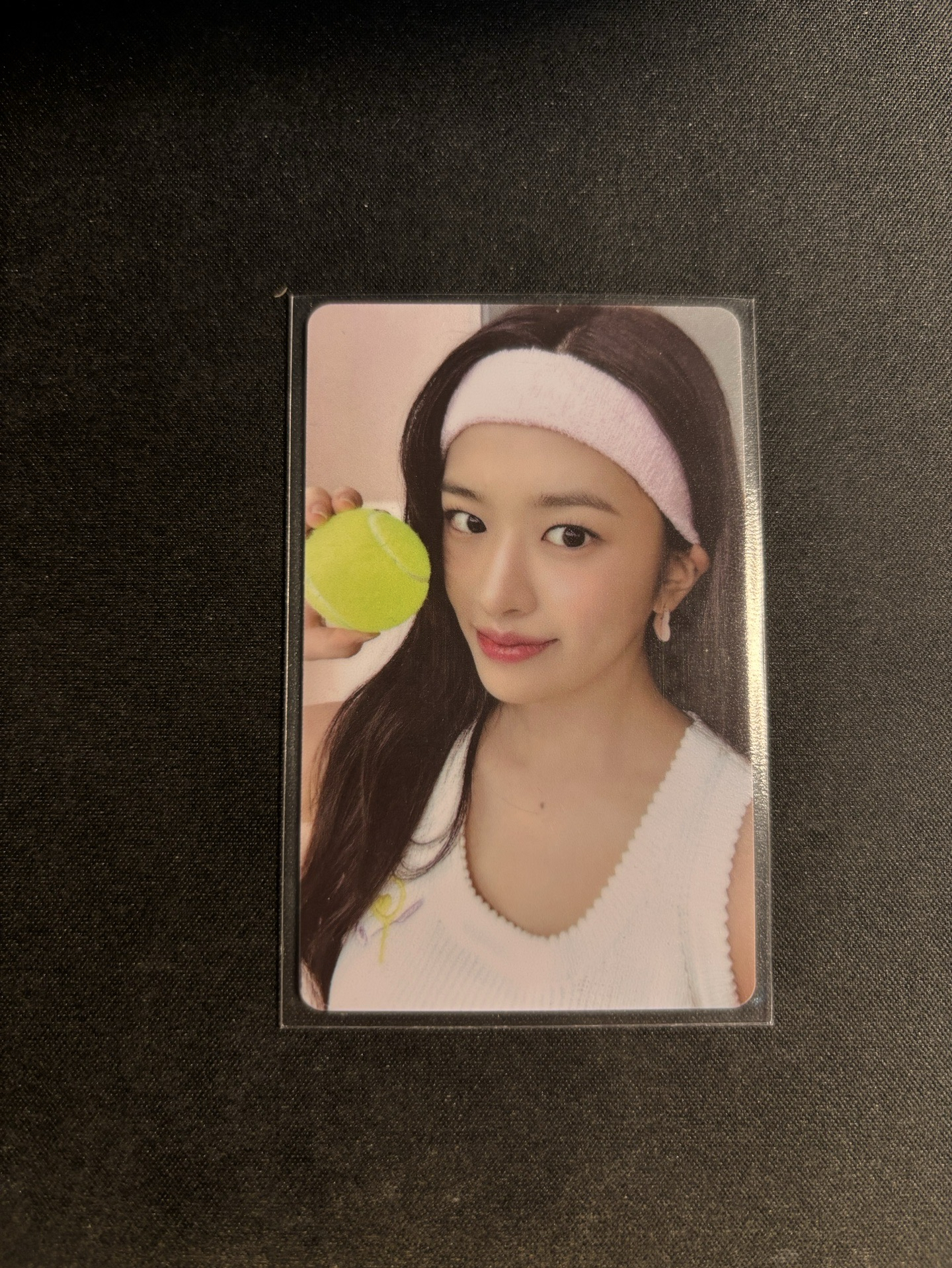 IVE 安 披薩代言卡