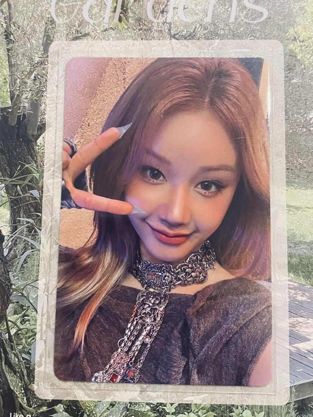 Pharita / WE GO UP yg 單封預售禮 特典卡 