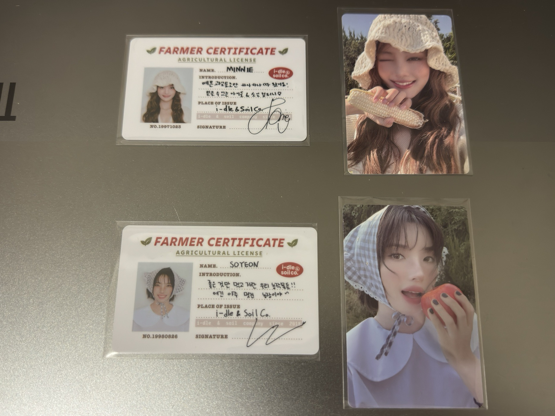 i-dle 2026年曆固配 妮 娟 