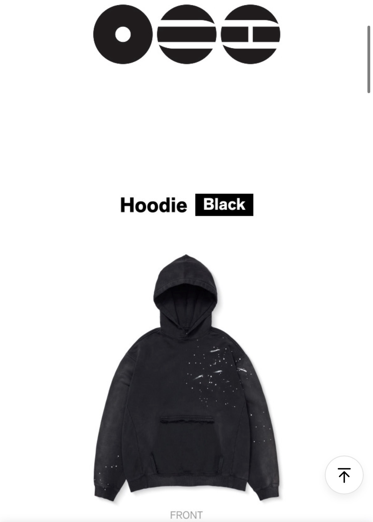 [現貨] BTS ARIRANG 週邊帽T Hoodie (Black) M號 快速出貨