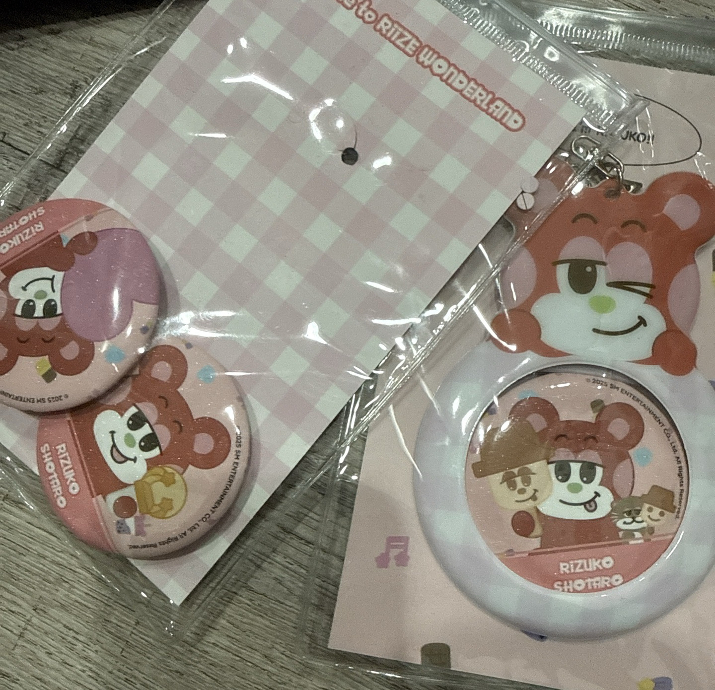 RIIZE 上海快閃 栗子扣 將太郎 徽章