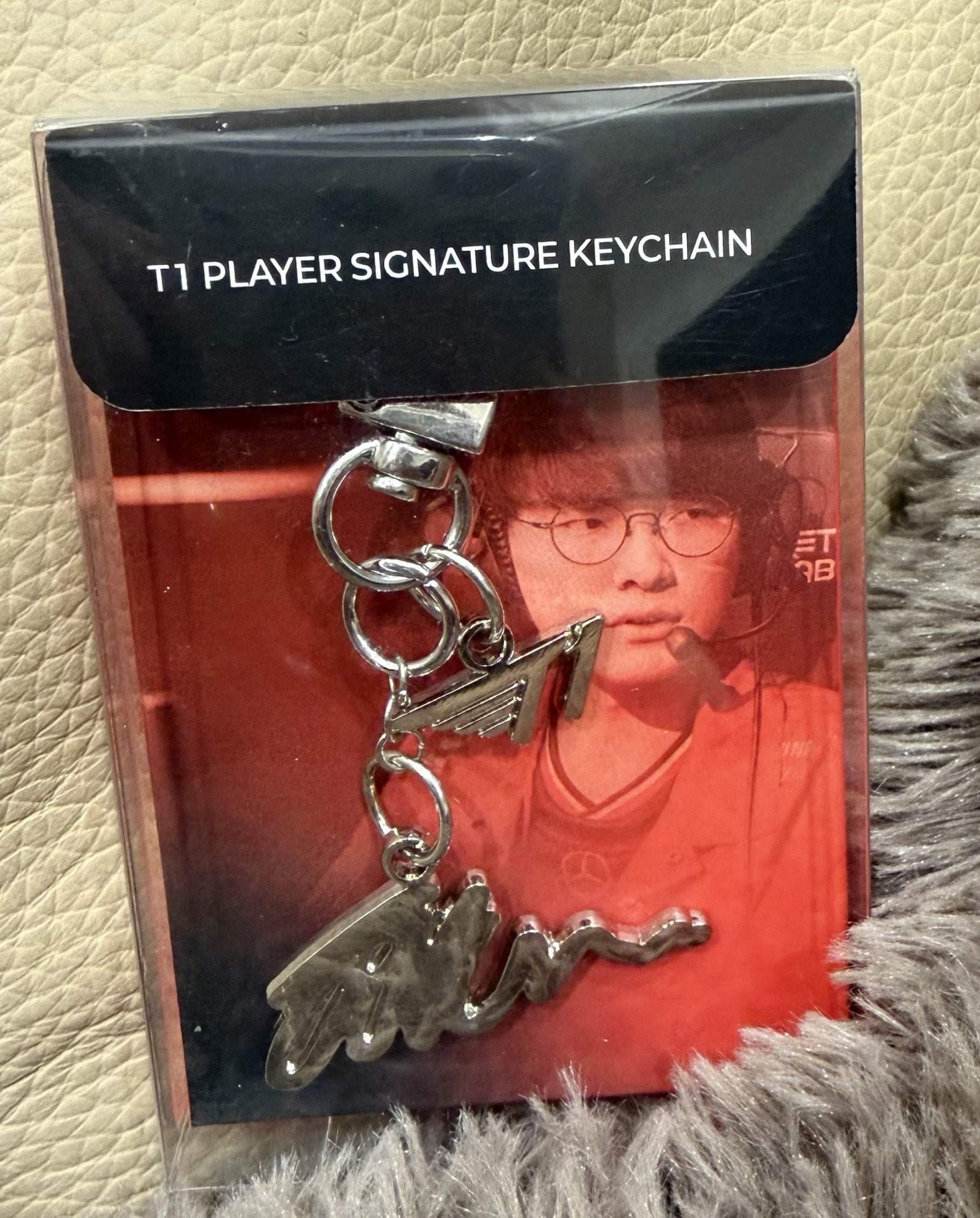 T1 Faker 簽名吊飾