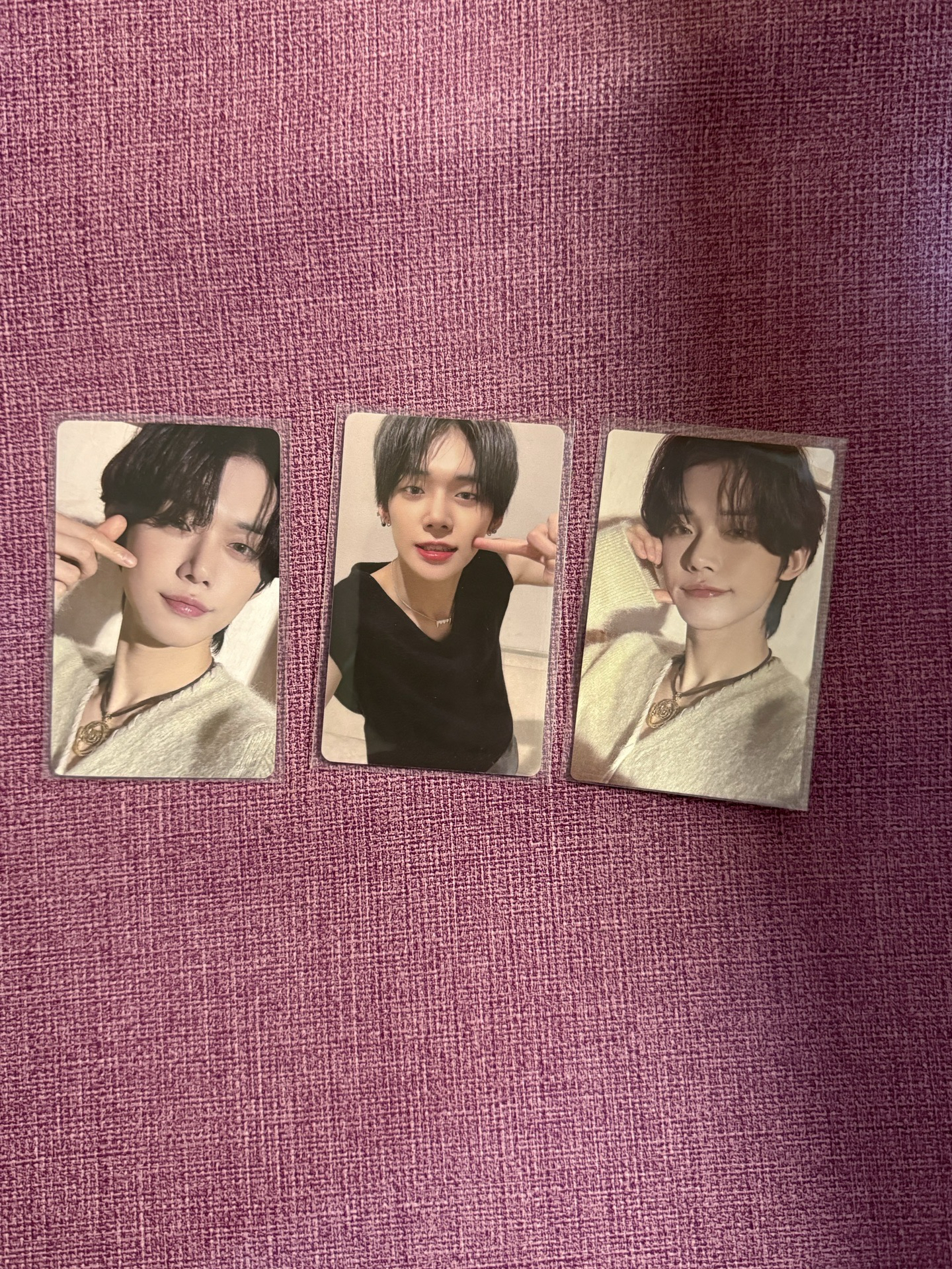 崔然竣 yeonjun 比心竣 日專專卡 戳臉竣