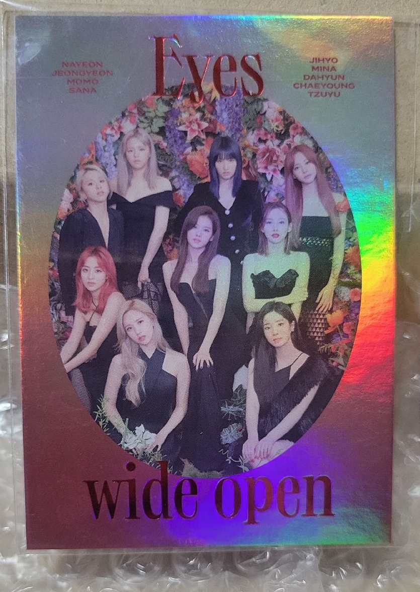 Twice 正規二 專輯卡 團體閃卡