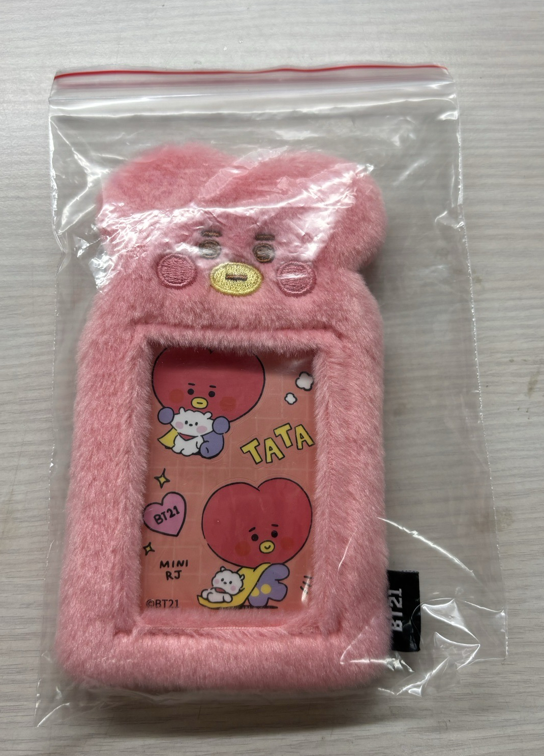 BTS V BT21 毛茸茸卡套