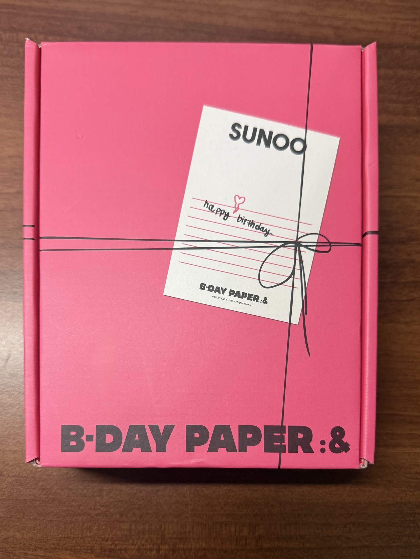 SUNOO 24年生日禮盒