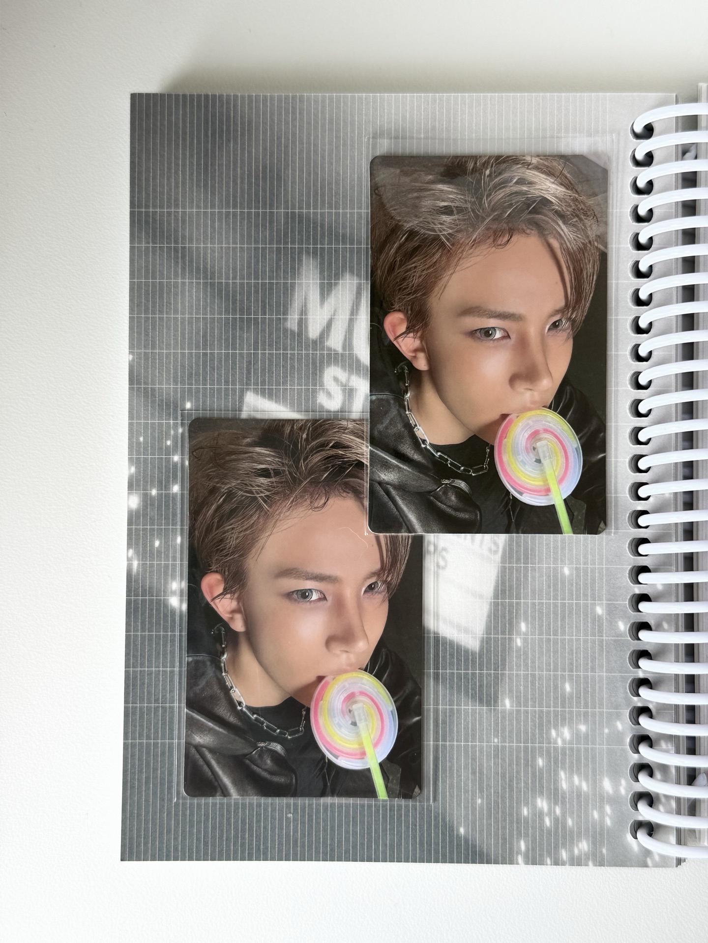 藍版棒棒糖兩張