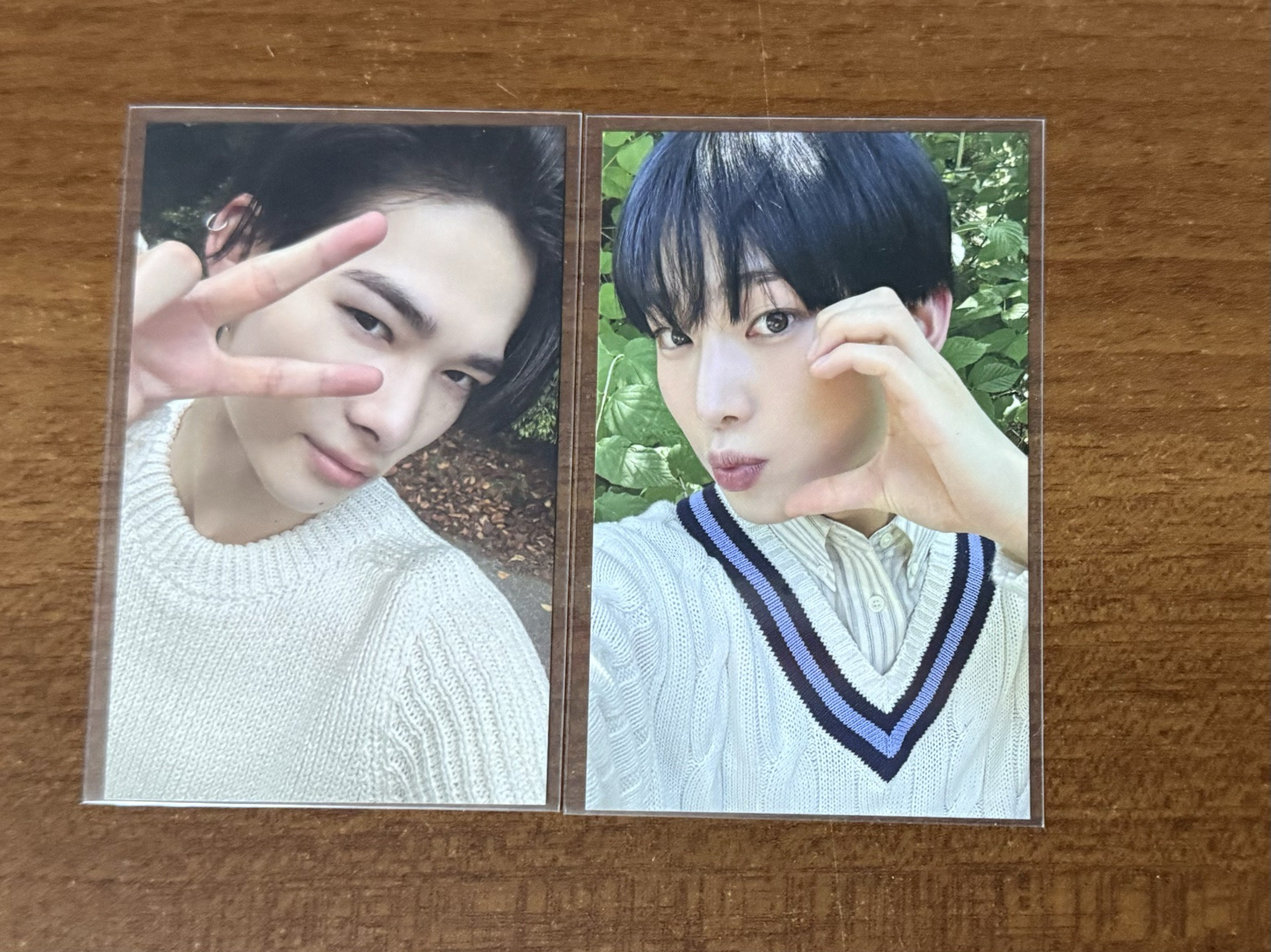 金善禹 西村力 四週年相框周邊卡