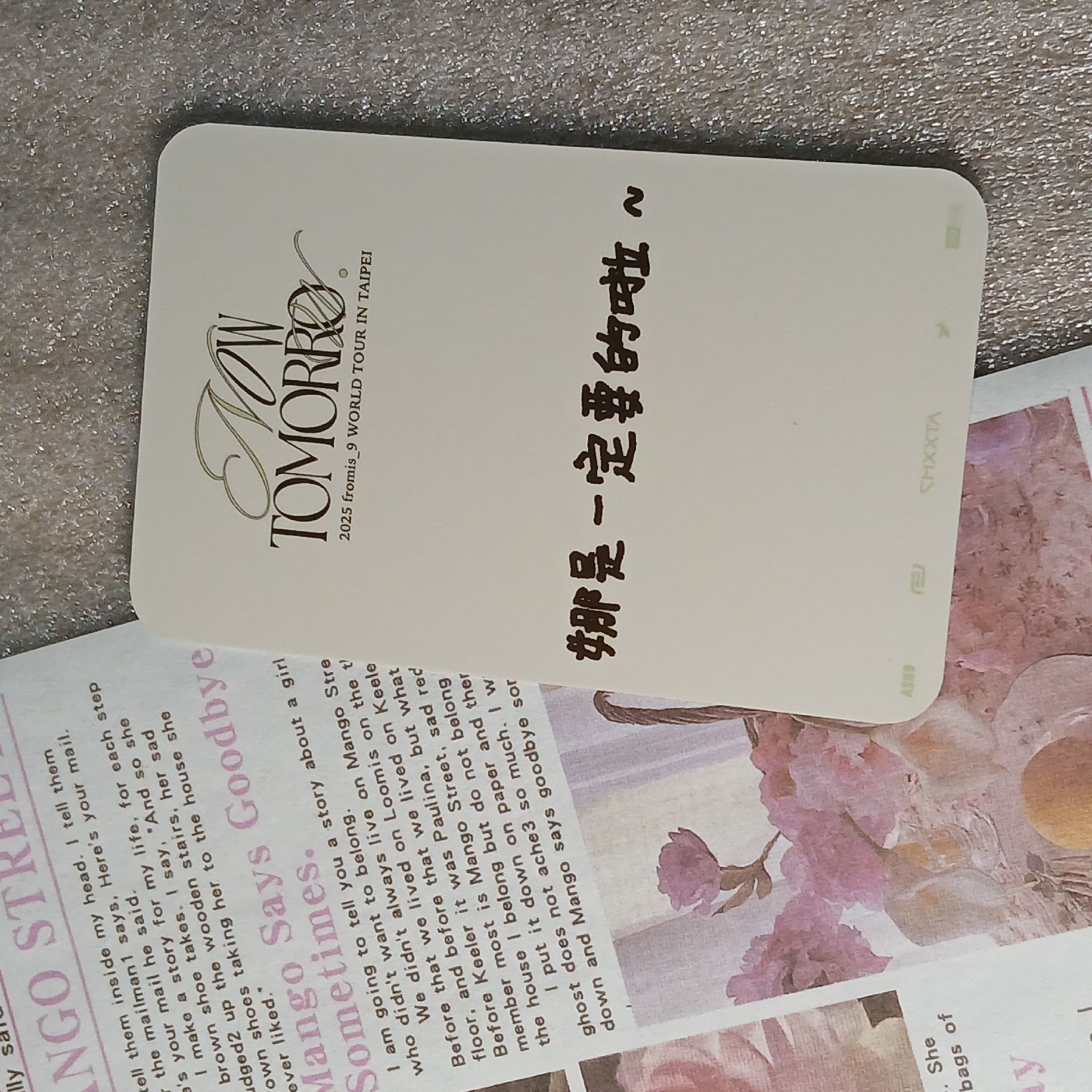 fromis_9 台北入場卡中文卡背Nakyung