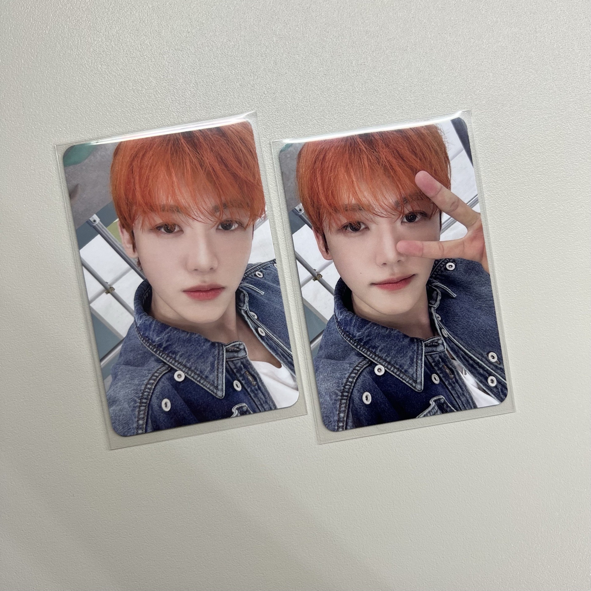 渽民橘髮專卡兩張