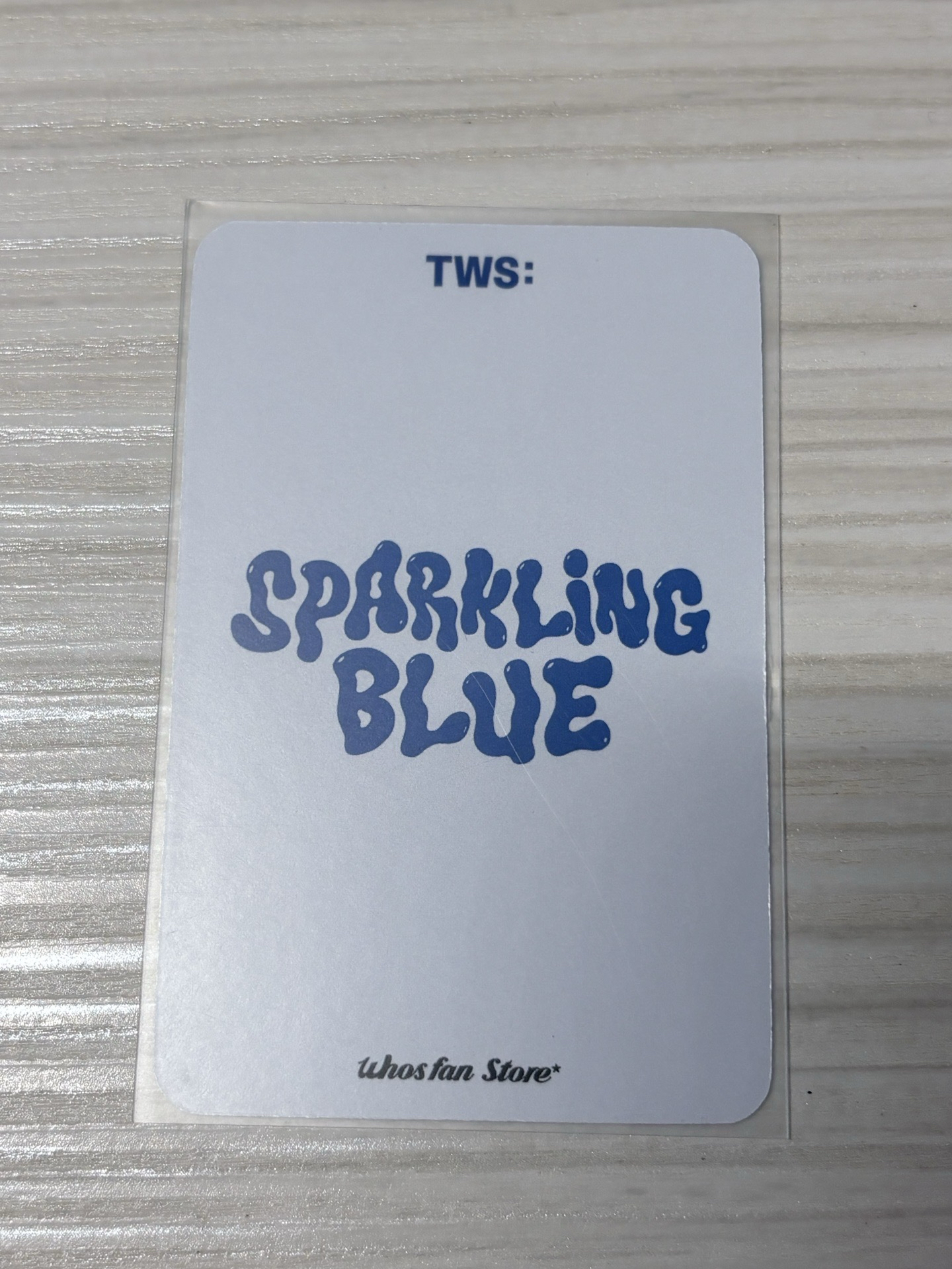 Tws 韓振 迷一 小卡