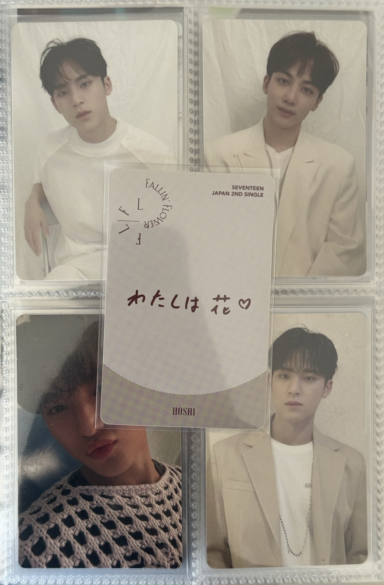 SVT Hoshi 權順榮 落花小卡