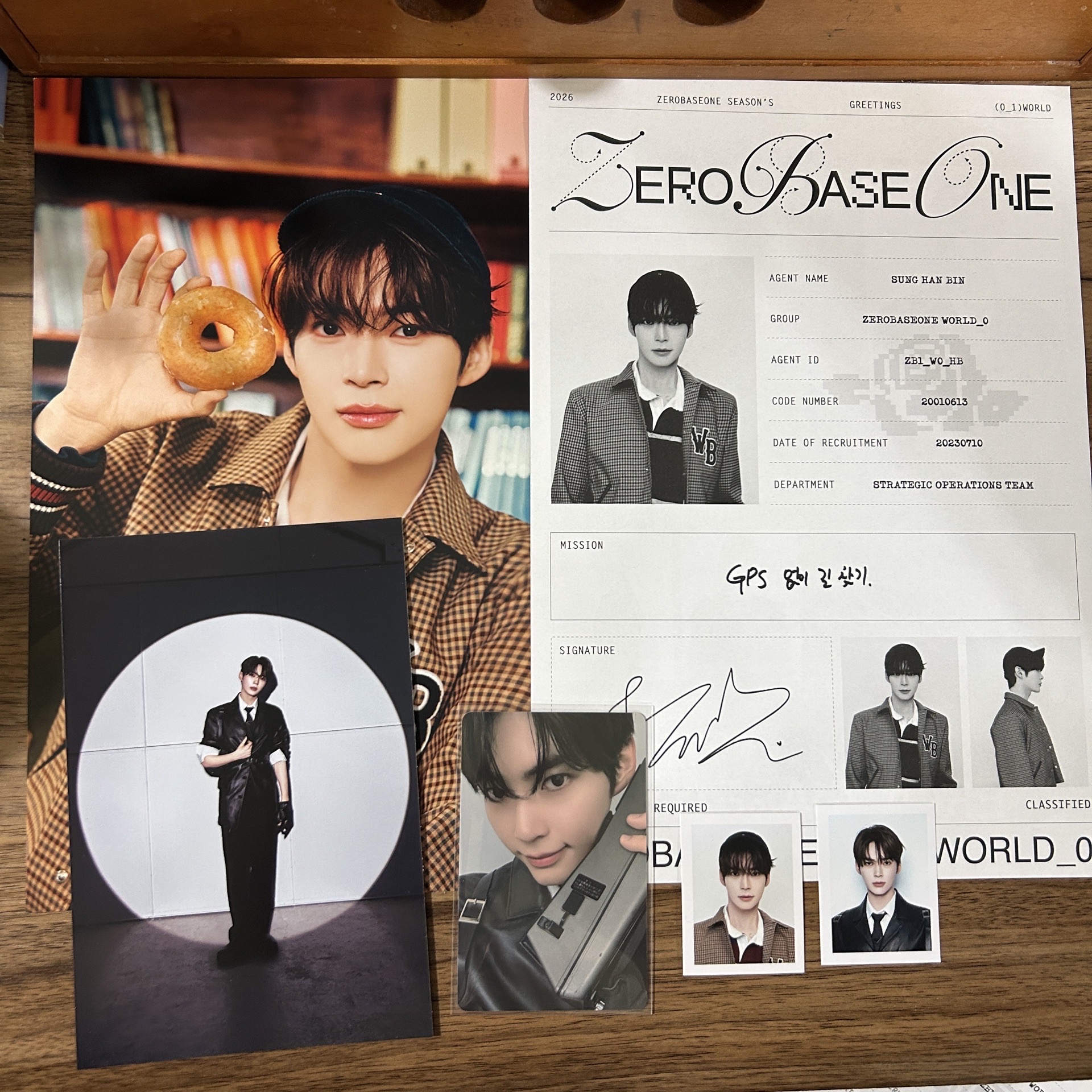 ZB1 2026年曆 個人set