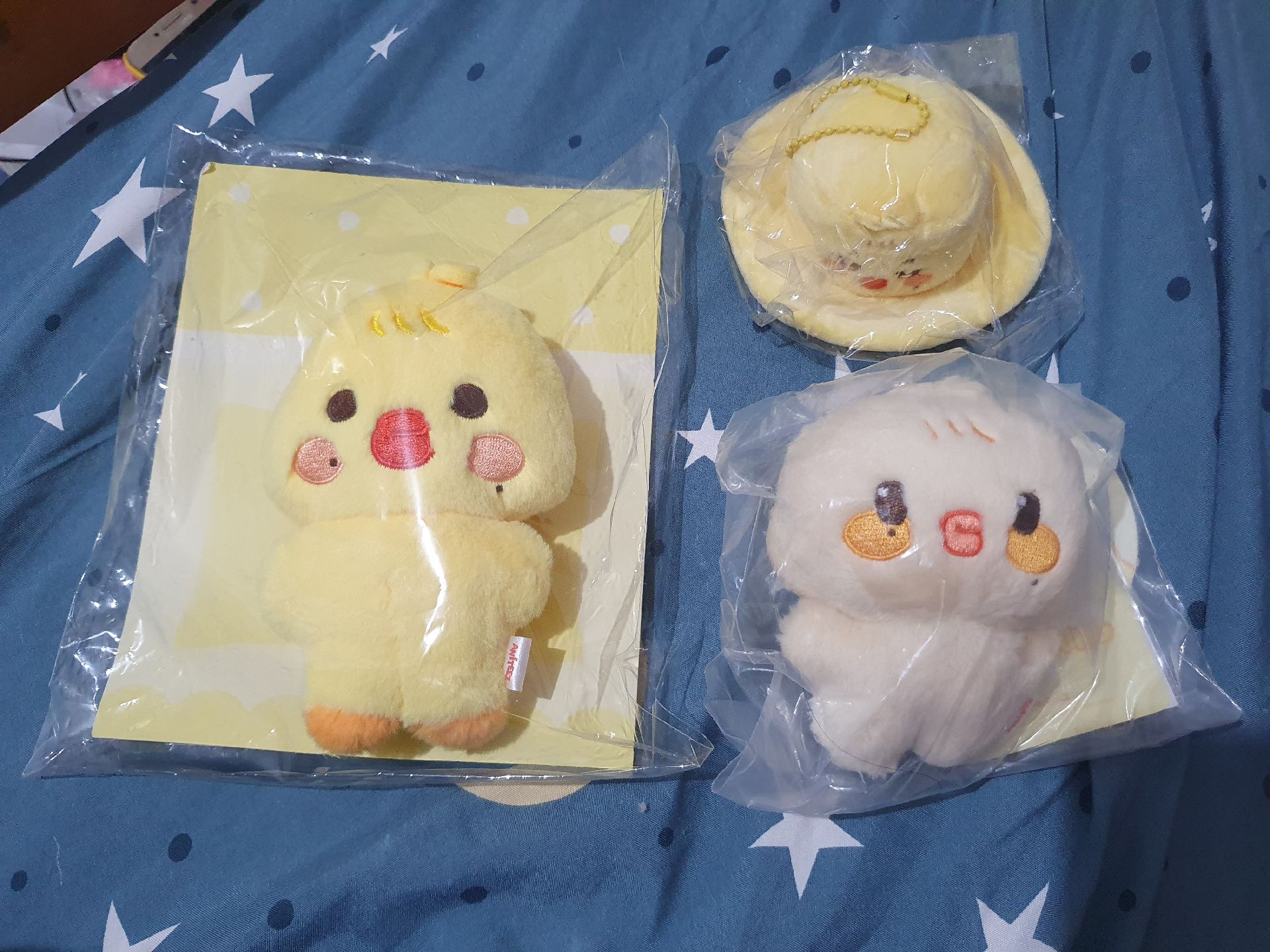 ATEEZ 旼琦 寶寶娃 豆豆眼娃 帽子吊飾