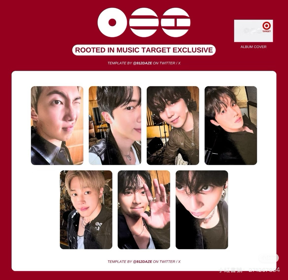 BTS 美通M版單卡