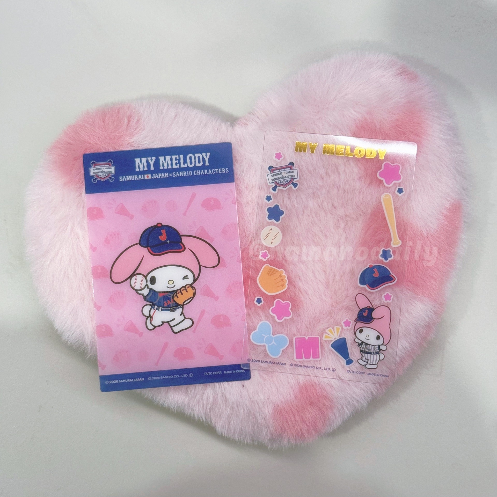 三麗鷗x侍Japan聯名抽賞 G賞 透明卡套組 美樂蒂